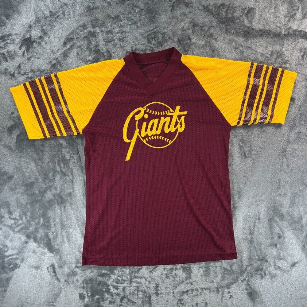 Russell Athletic Baseball Jersey Men M Vintage 80's Made in USA Giants Team